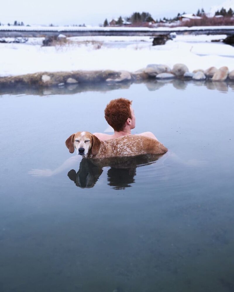 Как путешествуют фотограф Терон Хамфри и его собака Мэдди. ФОТО