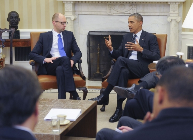 Российских журналистов не пустили на встречу Обамы и Яценюка 
