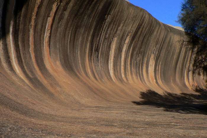 Застывшая каменная волна в Австралии