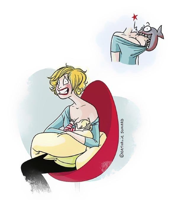 Забавные иллюстрации о прелестях жизни молодой мамочки! ФОТО