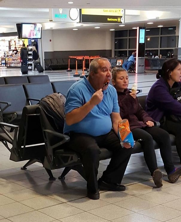 Смешные и нелепые фото из аэропортов, где царит своя особенная атмосфера. ФОТО