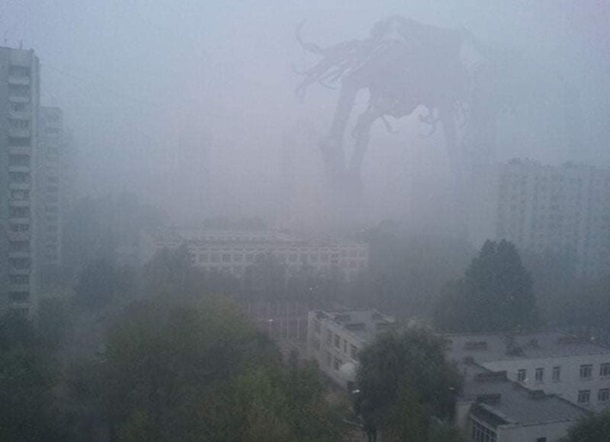 Соцсети отреагировали свежими фотожабами на смог в столице. ФОТО