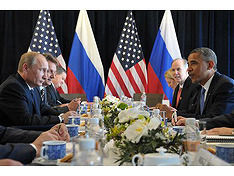 Путин и Обама поговорили о дипломатическом разрешении кризиса на Украине  