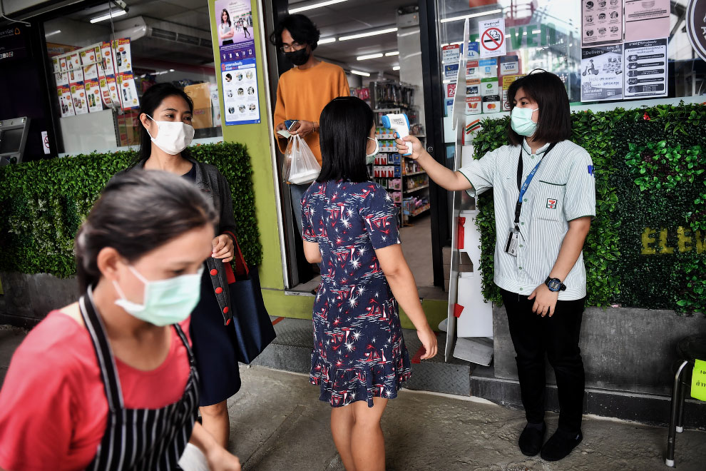 Снимки из Таиланда во время эпидемии
