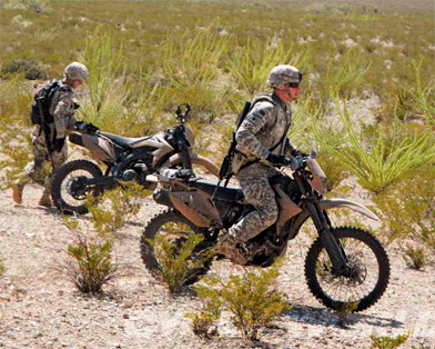 Американцы разработали бесшумный мотоцикл для военных