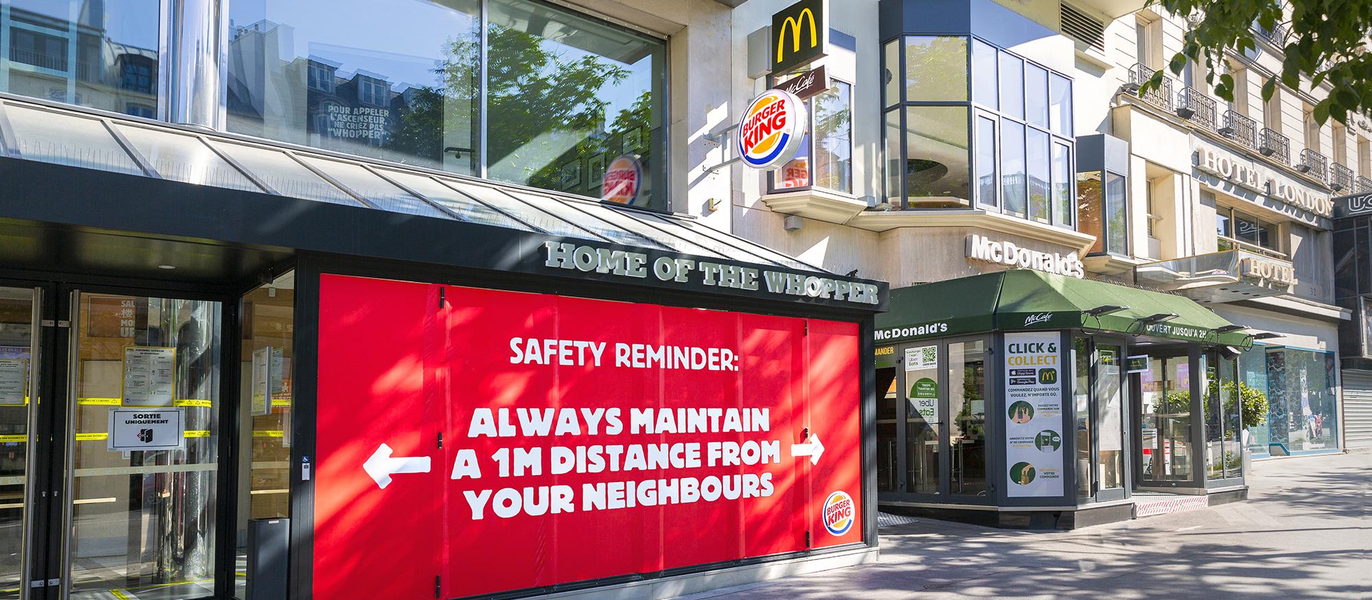 Burger King потроллил McDonald’s в наружной рекламе. ФОТО