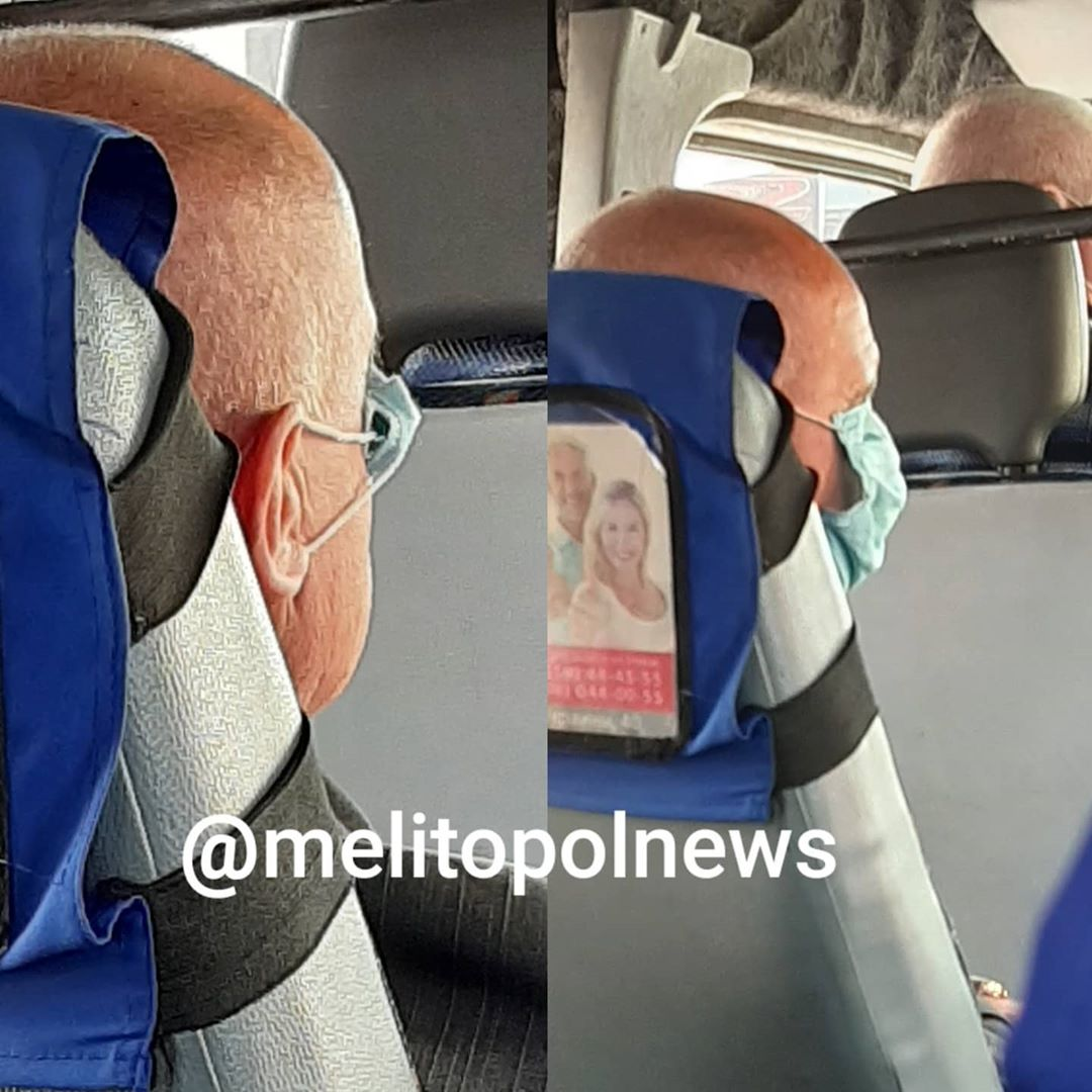 Украинец придумал новый способ использования медицинской маски. ФОТО