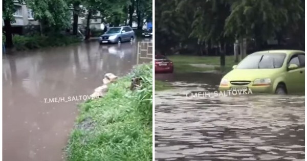 Харьков затопило сильными ливнями. ВИДЕО