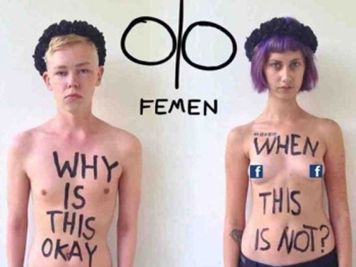 Администрация Facebook без объяснений удалила аккаунт FEMEN International