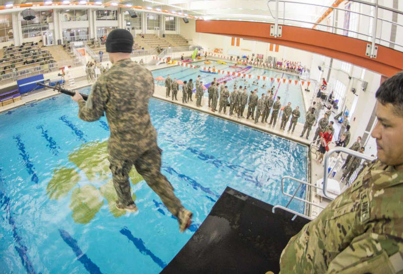 Подготовка военных к выживанию на воде