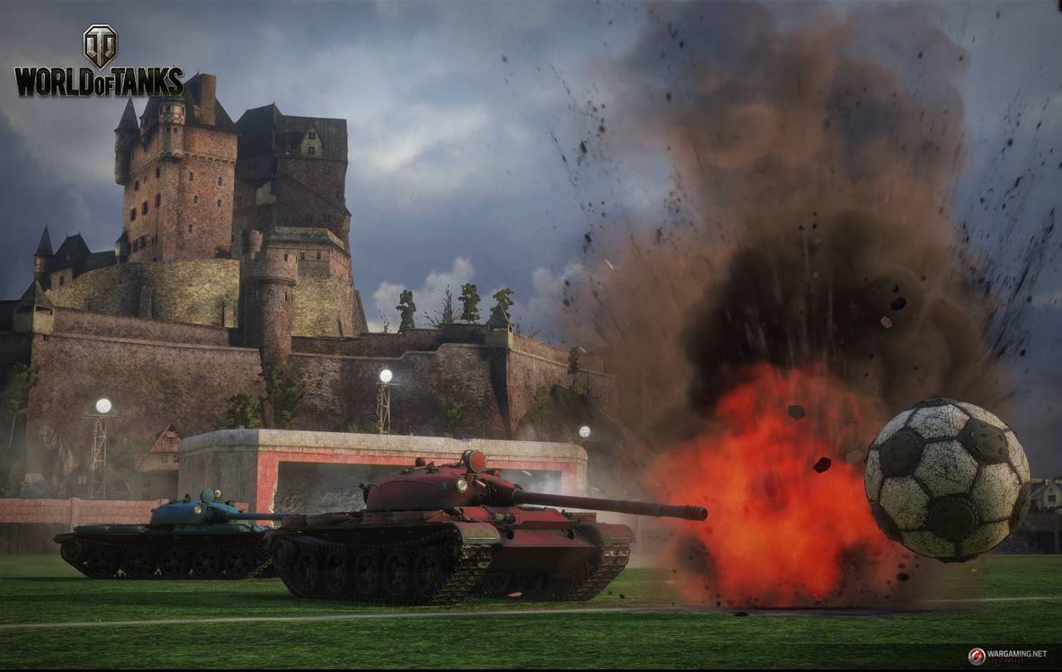 Игроки World of Tanks могут поиграть в танковый футбол во время ЧМ-2014 