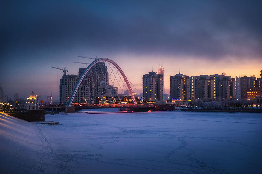 Нур-Султан на снимках Патрика Бегански