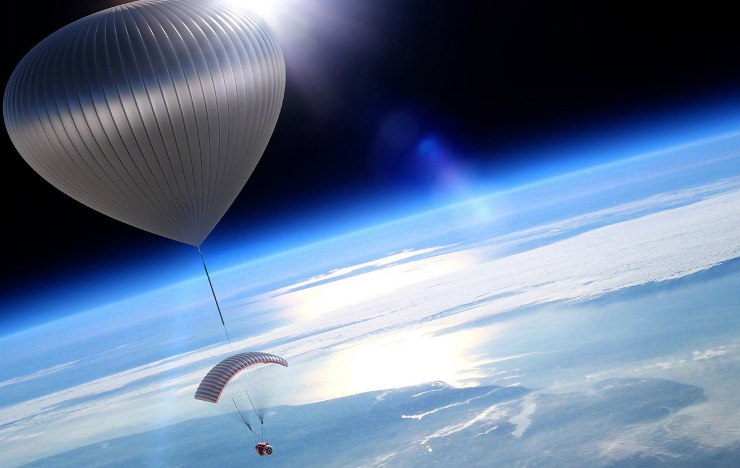 В США прошли испытания космического туристического воздушного шара