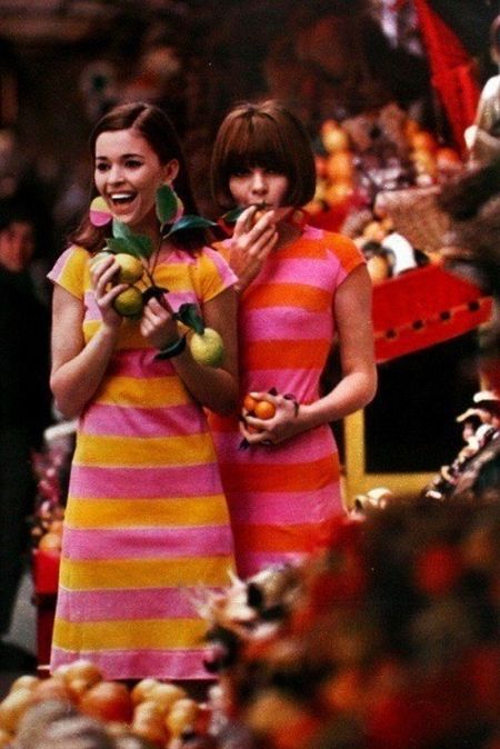 Женская мода Великобритании в 60-е годы