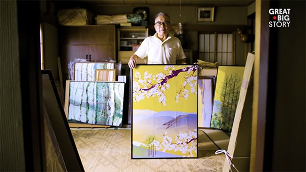 80-летний японец рисует шедевры в офисной табличной программе. ФОТО