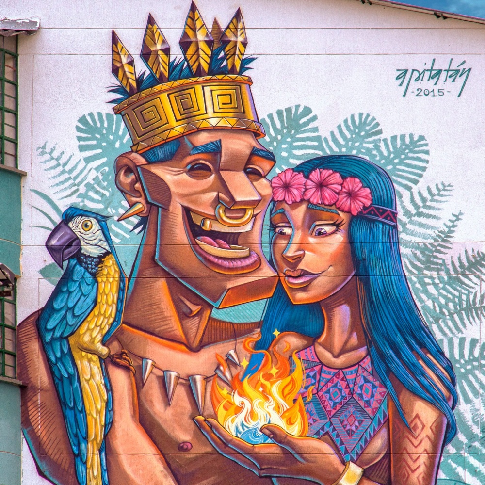 Тема любви в уличных рисунках по всему миру