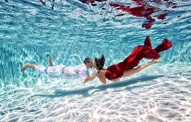 Беременные женщины под водой