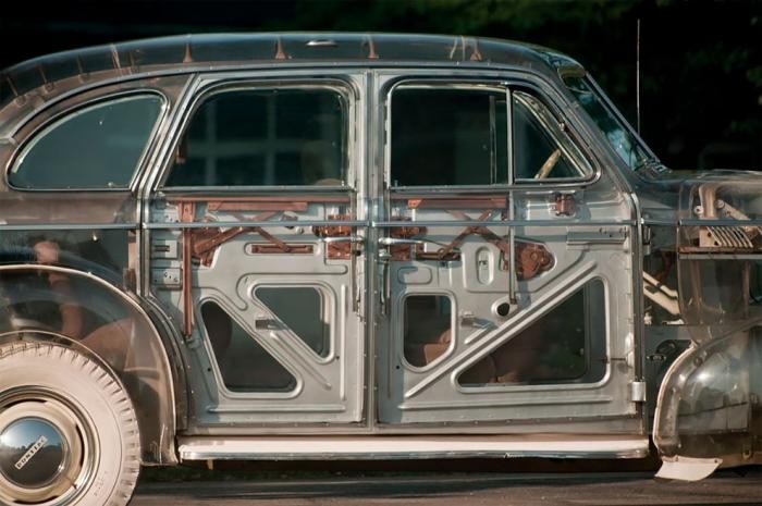 Прозрачный автомобиль-призрак: Pontiaс Plexiglas 1939 года