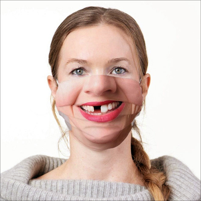 Забавные реалистичные маски для лица, которые вызовут улыбку у окружающих