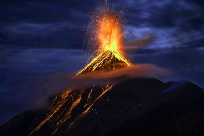 к чему снится извержение вулкана