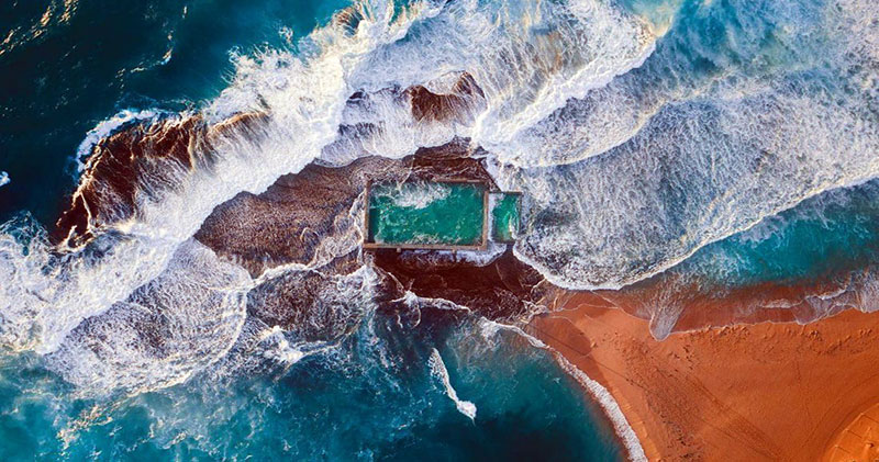 Сиднейские пляжи — вид из поднебесья. ФОТО
