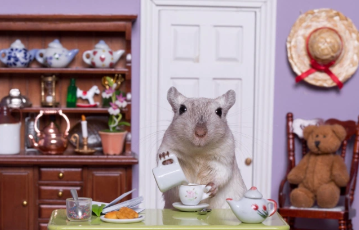Мыши, которые убирают дом и заваривают чай, взорвали сеть - в это трудно поверить. ФОТО