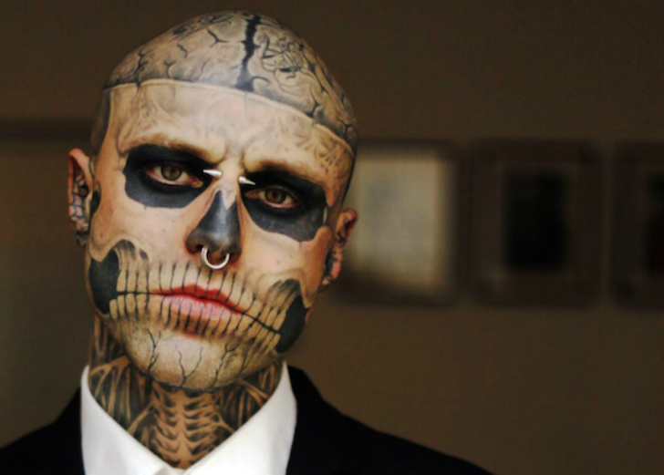 Тату-модель Zombie Boy из клипа Леди Гаги покончил с собой