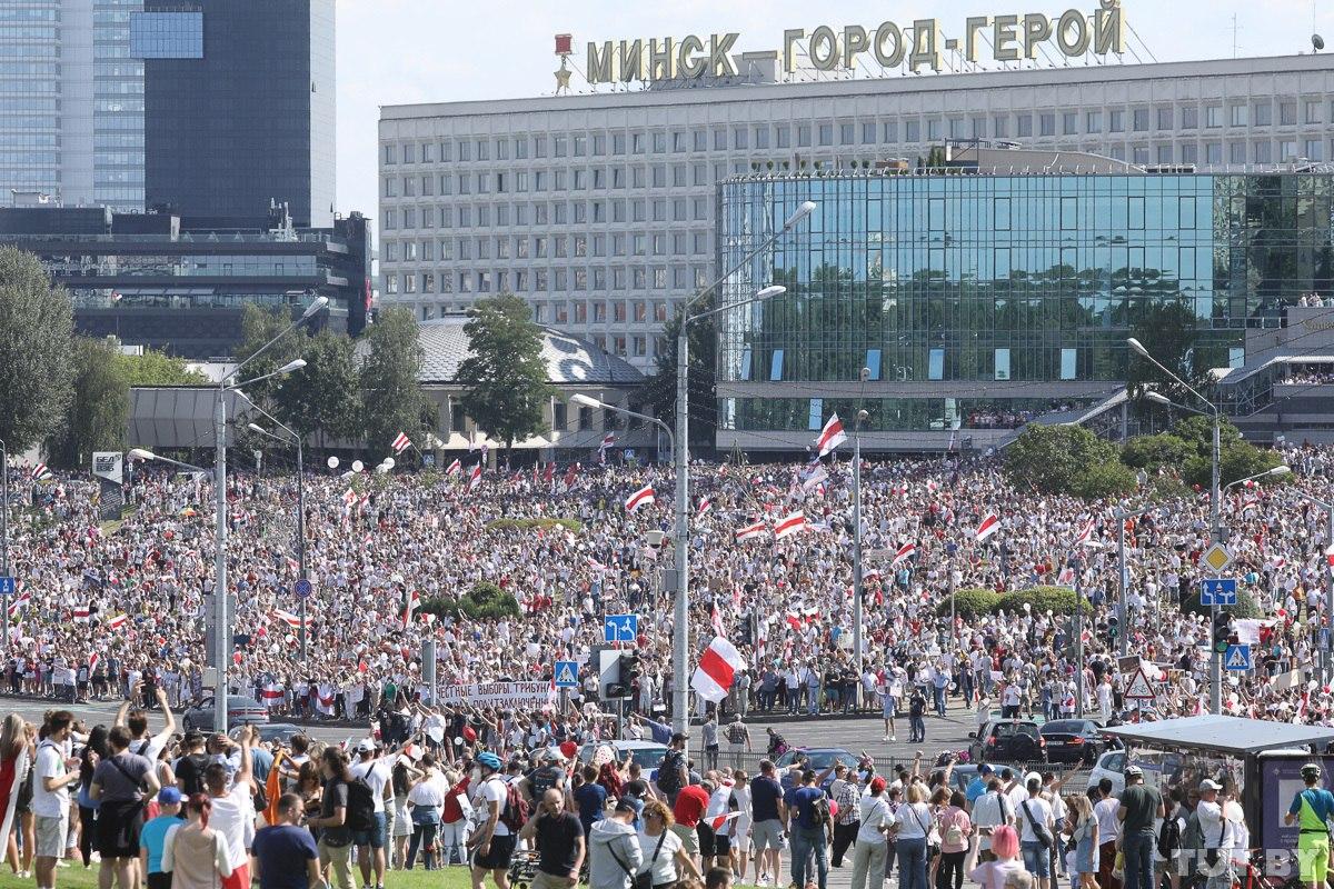 Люди хотят перемен: Беларусь всколыхнула новая волна протестов - фото и видео с высоты. ФОТО