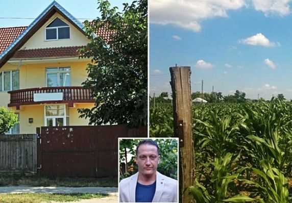 Коттедж жителя Бухареста в селе превратили в кукурузное поле