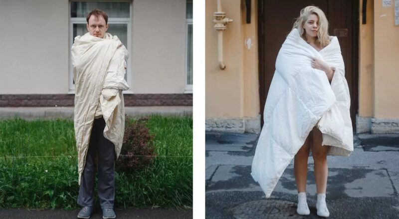 Проект «Одеяло»: фотограф снимает людей после самоизоляции. ФОТО