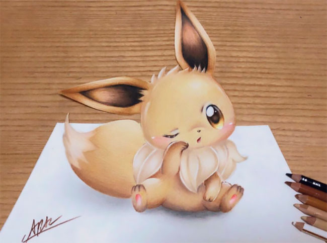 Реалистичные карандашные рисунки от японского художника