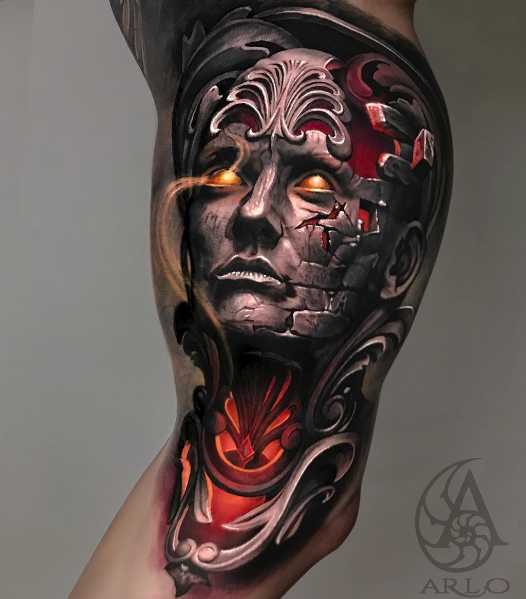Сюрреалистические 3D-татуировки от Арло ДиКристина