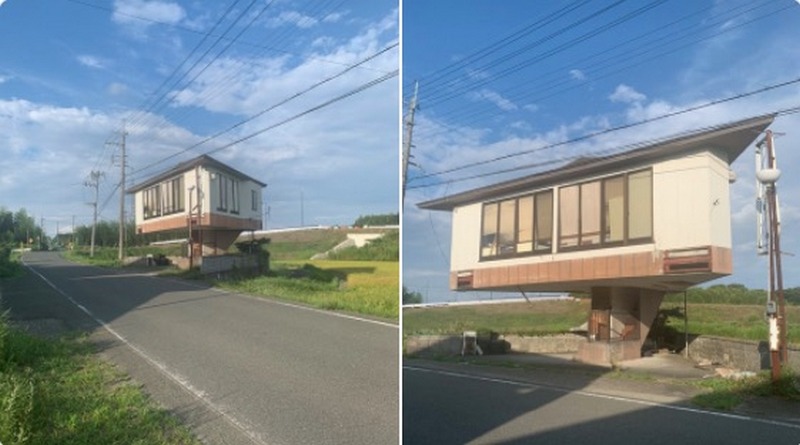 В Японии отыскали уникальное здание, нарушающее законы физики. Фото