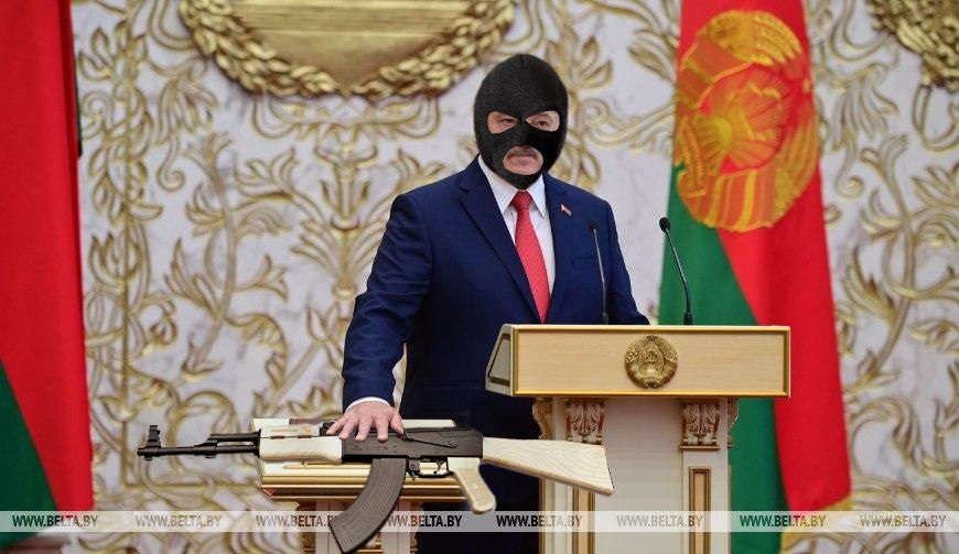 Соцсети отреагировали фотожабами на инаугурацию Лукашенко