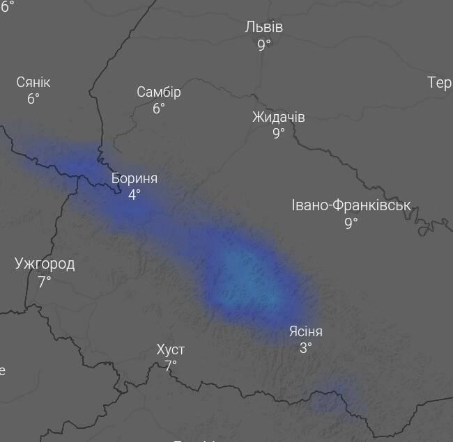 Температура упала ниже нуля: появились фото сильного снегопада в украинских Карпатах