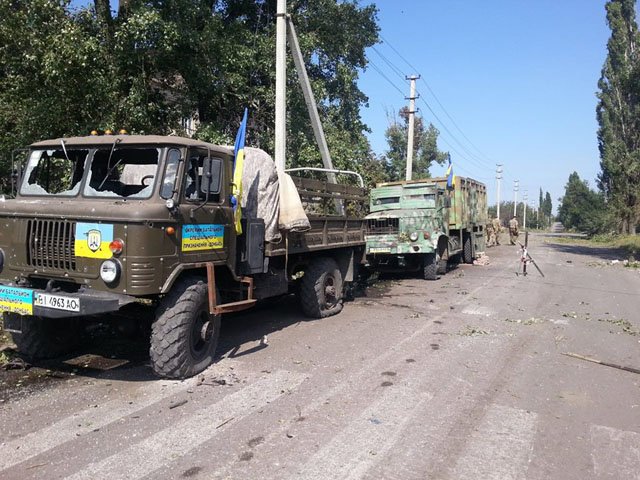 Батальон \"Донбасс\" показал свою базу в Иловайске после артобстрела