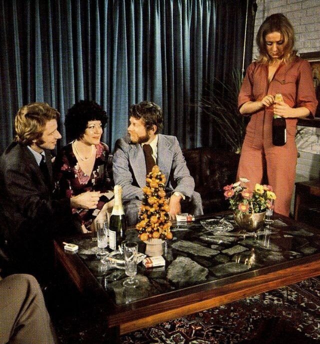 Фотографии с тусовок и вечеринок в 1970-х годах