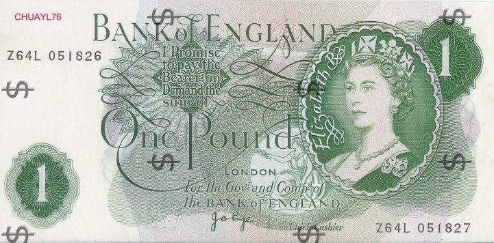 Английская Королева Елизавета II может похвастаться фотоальбомом из денежных купюр