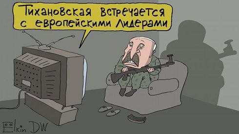 В Сети появилась смешная карикатура Сергея Елкина про «подарок» Путина для Лукашенко. ФОТО