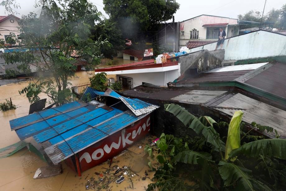 На Филиппины вновь обрушился тайфун. Фото