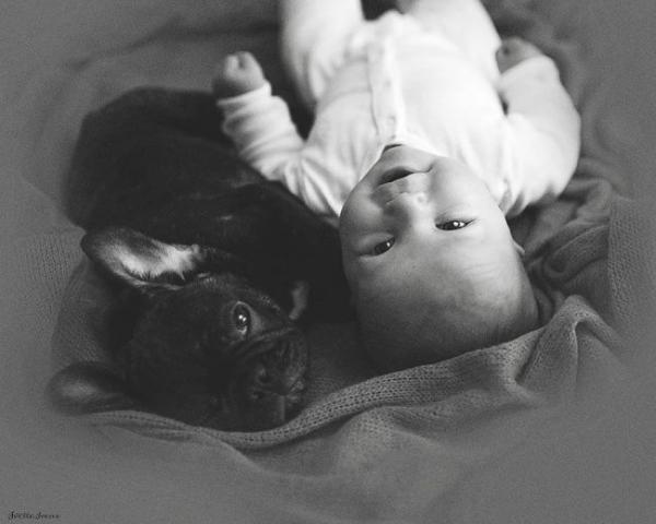 Малыш и щенок стали звездами Интернета (ФОТО)