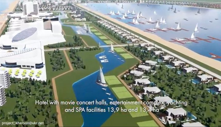 На Херсонщине построят элитный курорт, рассчитанный на 30 тысяч человек. Видео