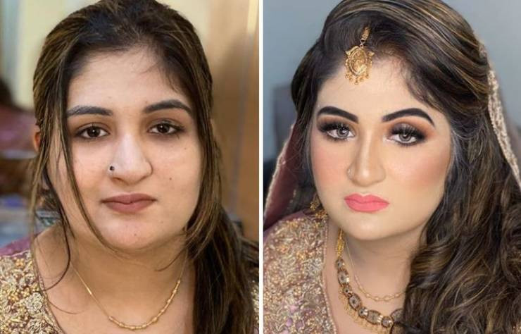 Свадебный макияж сильно меняет женщин: до и после