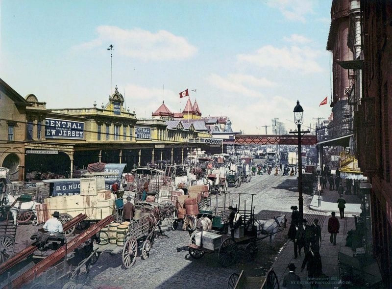 Потрясающие фотохромные открытки Нью-Йорка 1900-х годов