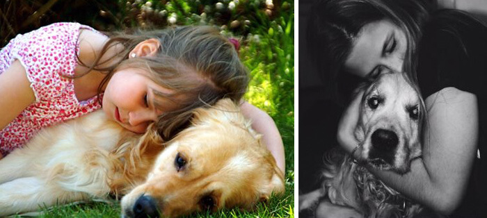 Трогательные фото собак с хозяевами из серии До и После. ФОТО