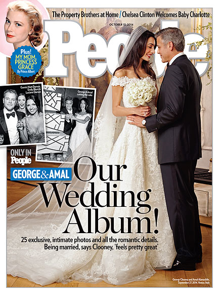 Свадьба Джорджа Клуни: первое фото с церемонии