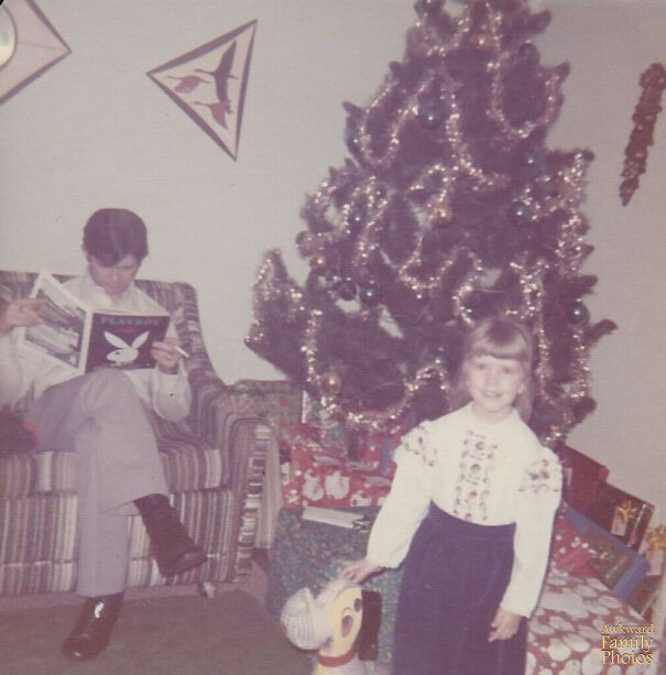 Странные рождественские снимки из семейных альбомов