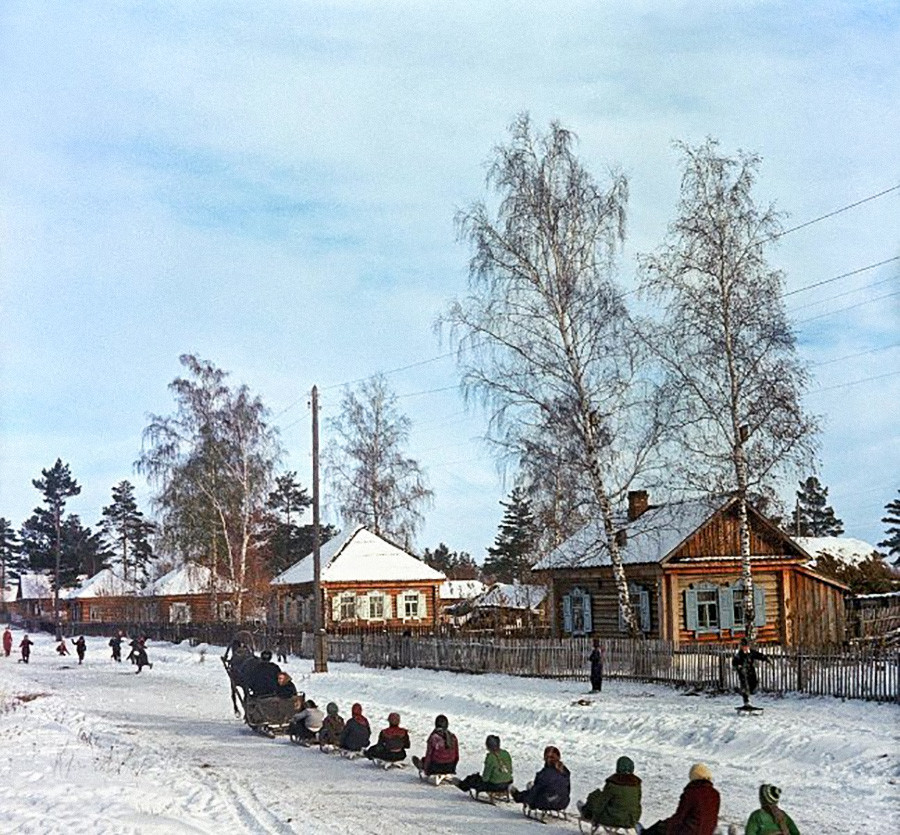 Настоящая зима на советских ретро-снимках