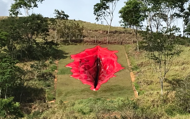 В Бразилии появилась инсталляция в форме вагины