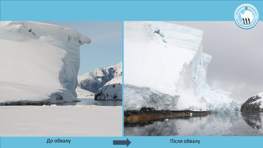В Антарктиде откололся кусок ледника размером с многоэтажку. Фото